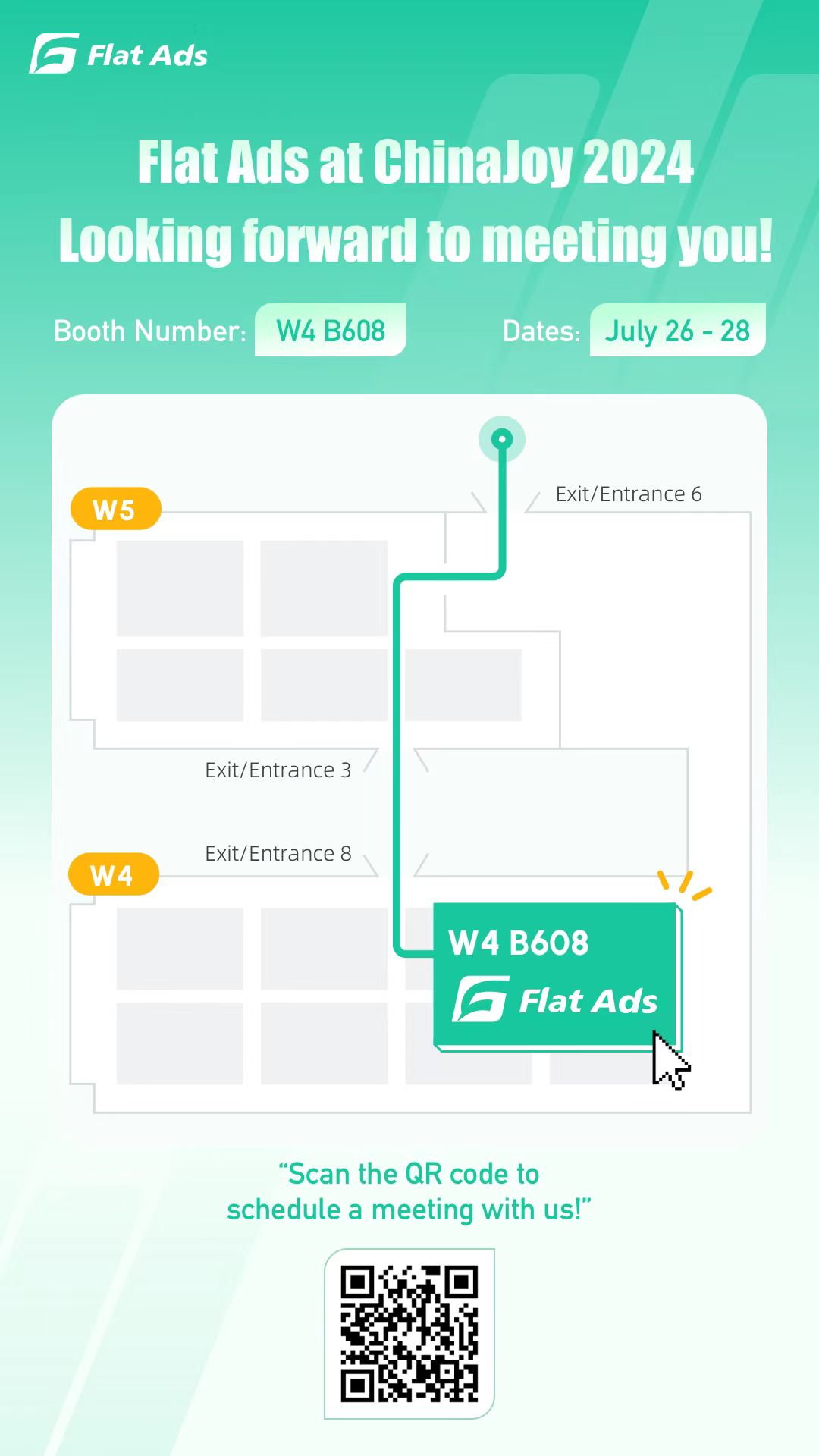 Flat Ads Showcases at 2024 ChinaJoy, Partnering with Developers Worldwide to Explore Global Growth